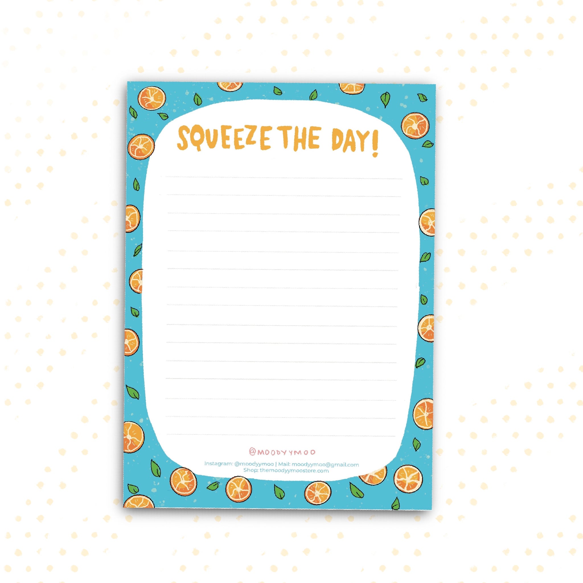 Squeeze Note Pad (with hardcover)