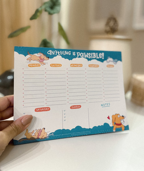 Pawssible Open Planner (with hardcover)