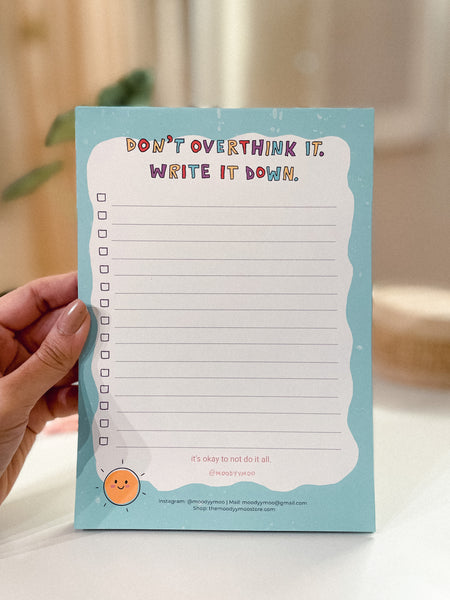 OverThinkers’ Note Pad (with hardcover)