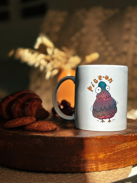 Pigeon Pun Mug